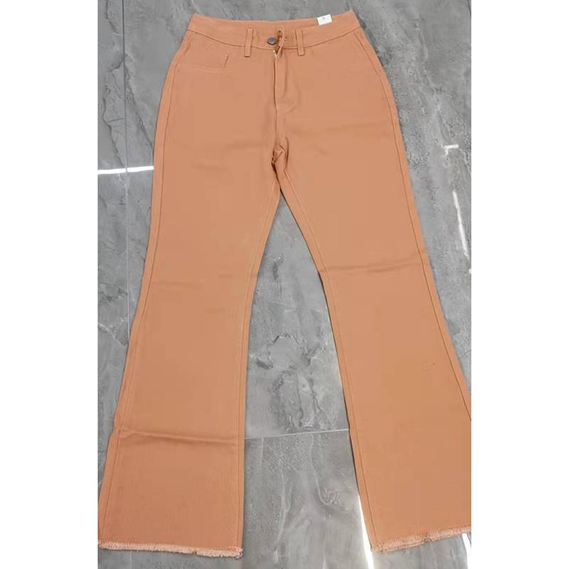 Korean Style Flare Jeans - Kawaii Stop - Bottoms, Brown, Casual, Comfort, Denim, Fashion, Femme, High Waist, Jean Pants, Jeans, Mom Pants, Stretch, Trousers, Washed, Wide Leg, Women, Women's Clothing &amp; Accessories, Y2k