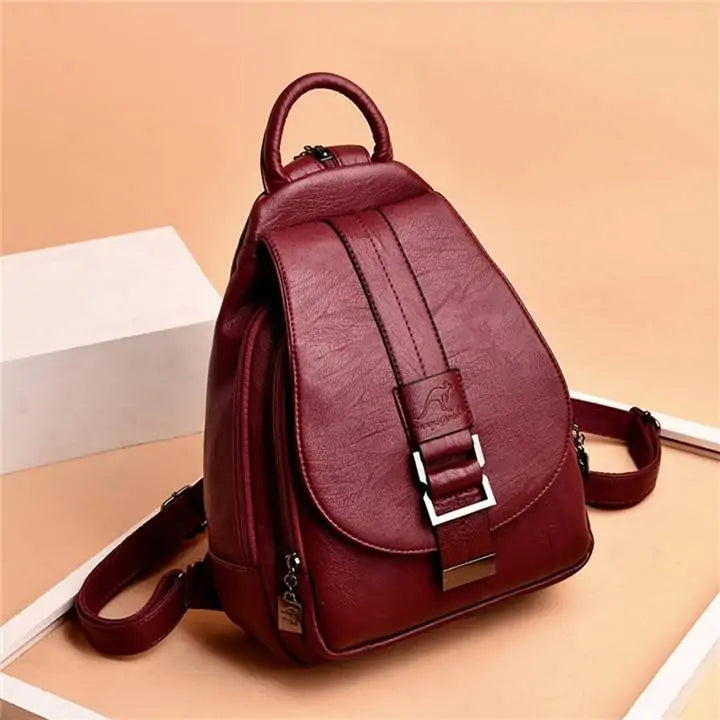 Leather Backpack for Women - Women’s Clothing & Accessories - Backpacks - 8 - 2024
