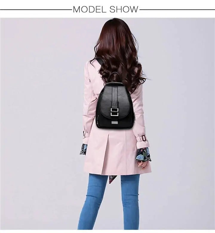 Leather Backpack for Women - Women’s Clothing & Accessories - Backpacks - 11 - 2024