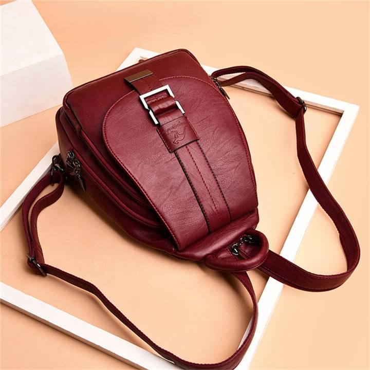 Leather Backpack for Women - Women’s Clothing & Accessories - Backpacks - 9 - 2024
