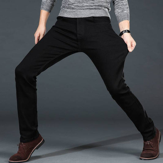 Men's Classic Slim Fit Denim Jeans - Kawaii Stop - Kawaii Shop