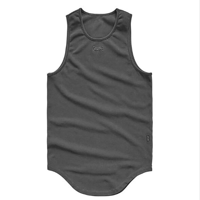 Men's Solid Color Summer Cotton Sport Tank Tops - Kawaii Stop - Classic O-Neck, High-Quality Cotton Material, Men's Clothing &amp; Accessories, Men's T-Shirts, Men's Tank Tops, Men's Tops &amp; Tees, Perfect for Summer Activities, Sleeveless Design