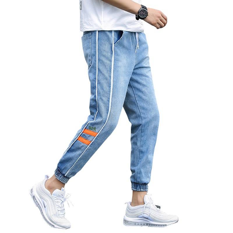 Men's Street Fashion Jeans - Kawaii Stop - Harajuku Style, Jeans, Korean Fashion, Men's Bottoms, Men's Clothing &amp; Accessories, Men's Jeans, Street Fashion
