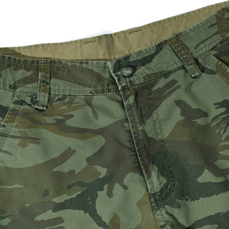Military Camouflage Denim Cargo Shorts - Kawaii Stop - Camo, Cargo, Men's Bottoms, Men's Clothing &amp; Accessories, Men's Shorts, Military, Shorts