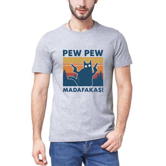 Pew Pew Madafakas T Shirt - Kawaii Stop - Cat, Fashion, Funny, Harajuku, Korean, Madafakas, Men's Clothing &amp; Accessories, Men's T-Shirts, Men's Tops &amp; Tees, Pew Pew, Shirt, T Shirt