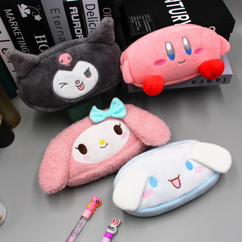 Kawaii Pen Cases - Kawaii Stop - Bag, Children, Cinnamoroll, Cosmetic, Gifts, Kawaii, Kuromi, Melody, Pen Case, Pen/Pencil Cases, Pencil, Pencils, Plush, Pouch, Sanrio, School, Stationary &amp; More, Stationery, Storage, Study