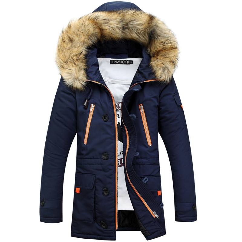 Street Fashion Fur Coat - Kawaii Stop - Coat, Fur, Hooded, Men's Clothing &amp; Accessories, Men's Jackets, Men's Jackets &amp; Coats, Street Fashion, Warm, Winter
