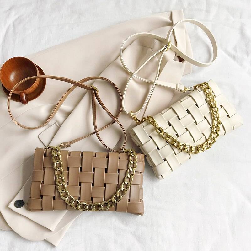 Weave Design Crossbody Bag - Women Bags & Wallets - Handbags - 7 - 2024