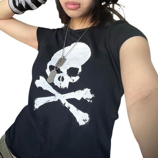 Skull and Cross Bones T-Shirts - Kawaii Stop - Kawaii Shop