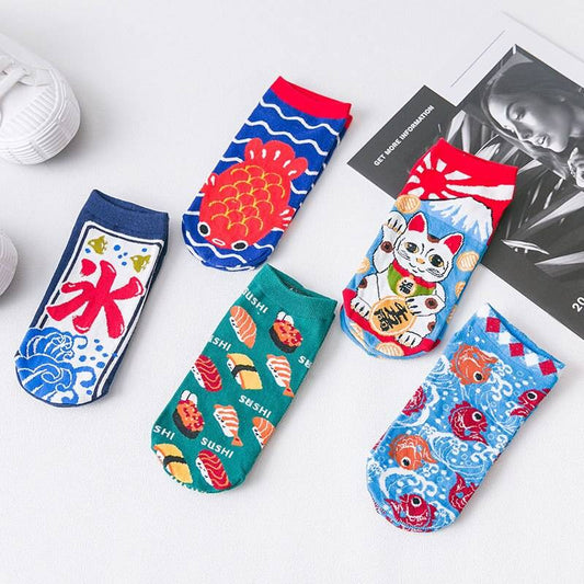 Japanese Inspired Socks - Kawaii Stop - Kawaii Shop