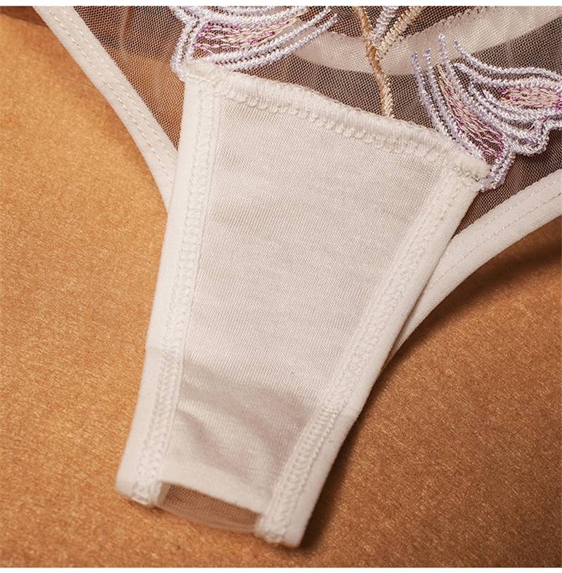 Low Waist Panties - Kawaii Stop - Cotton, Cute, Embroidery, G-String, Intimates, Panties, Panty, Sexy, Underwear, Women's Clothing &amp; Accessories