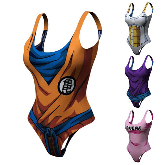 Women’s Dragon Ball Z Swimsuit - Women’s Clothing & Accessories - Swimwear - 1 - 2024