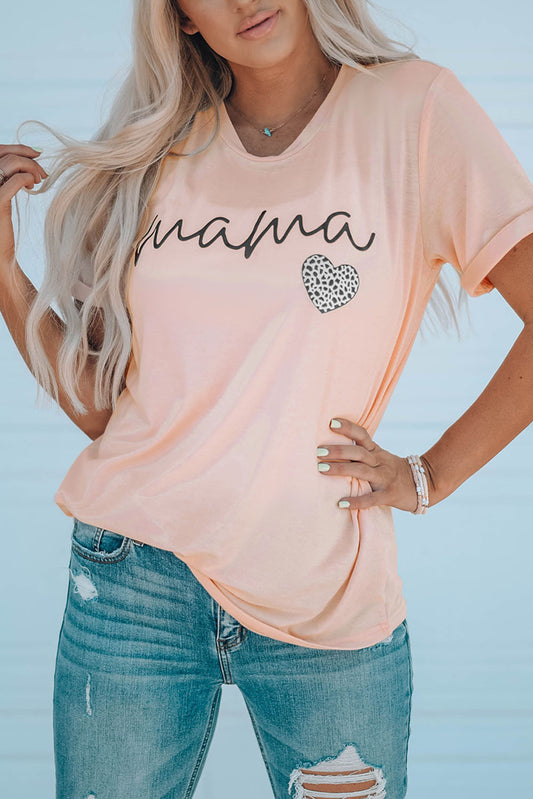 MAMA Heart Graphic Tee Shirt - Kawaii Stop - Kawaii Shop