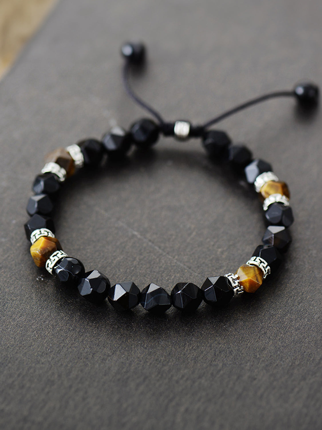 Natural Stone Bracelet - Black / One Size - Women’s Jewelry - Bracelets - 3 - 2024