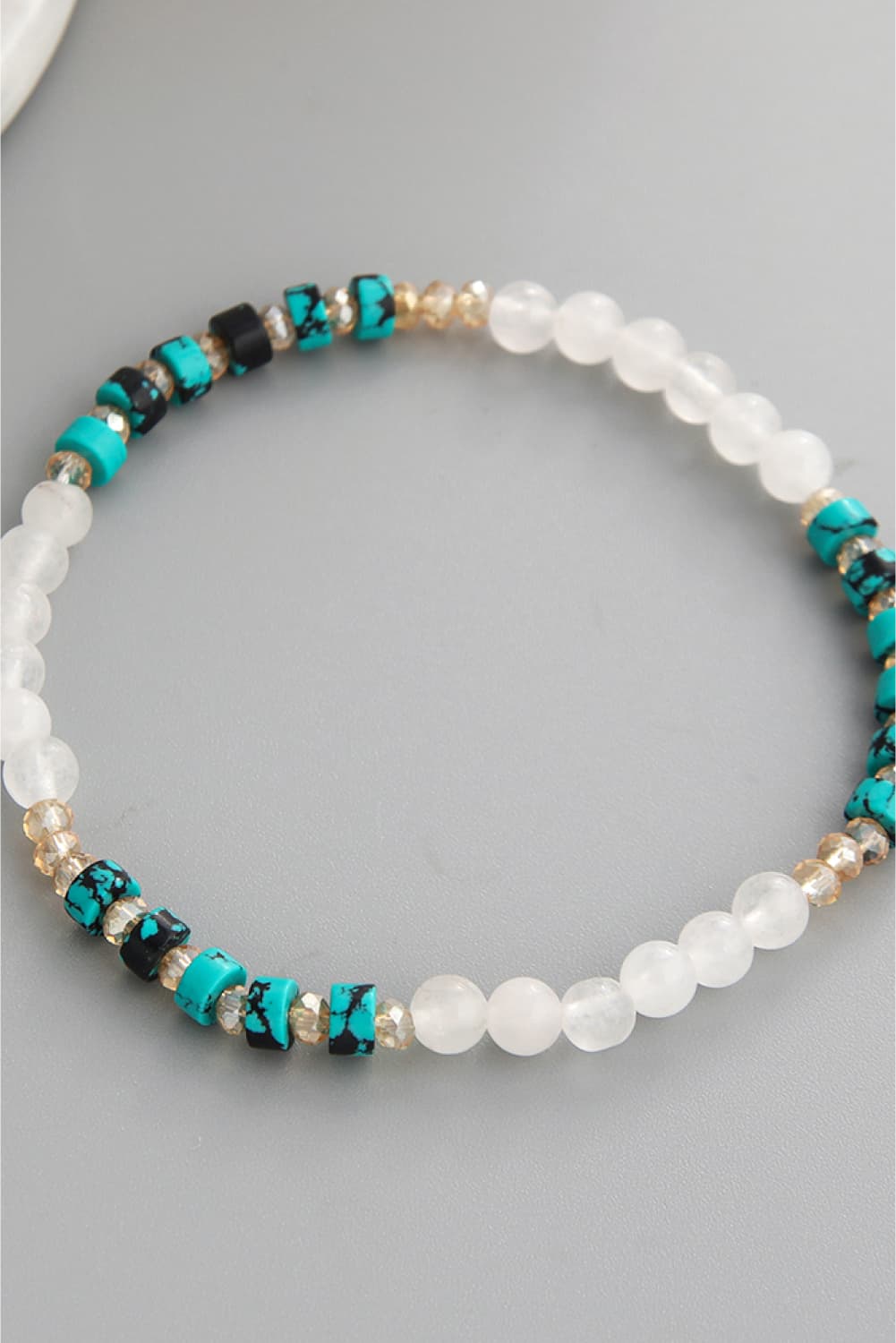 Crystal & Natural Stone Bracelet - Women’s Jewelry - Bracelets - 4 - 2024