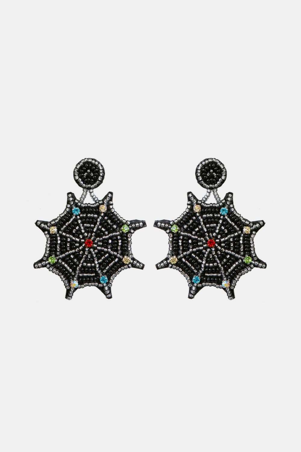 Beaded Dangle Earrings - Black / One Size - Women’s Jewelry - Earrings - 2 - 2024