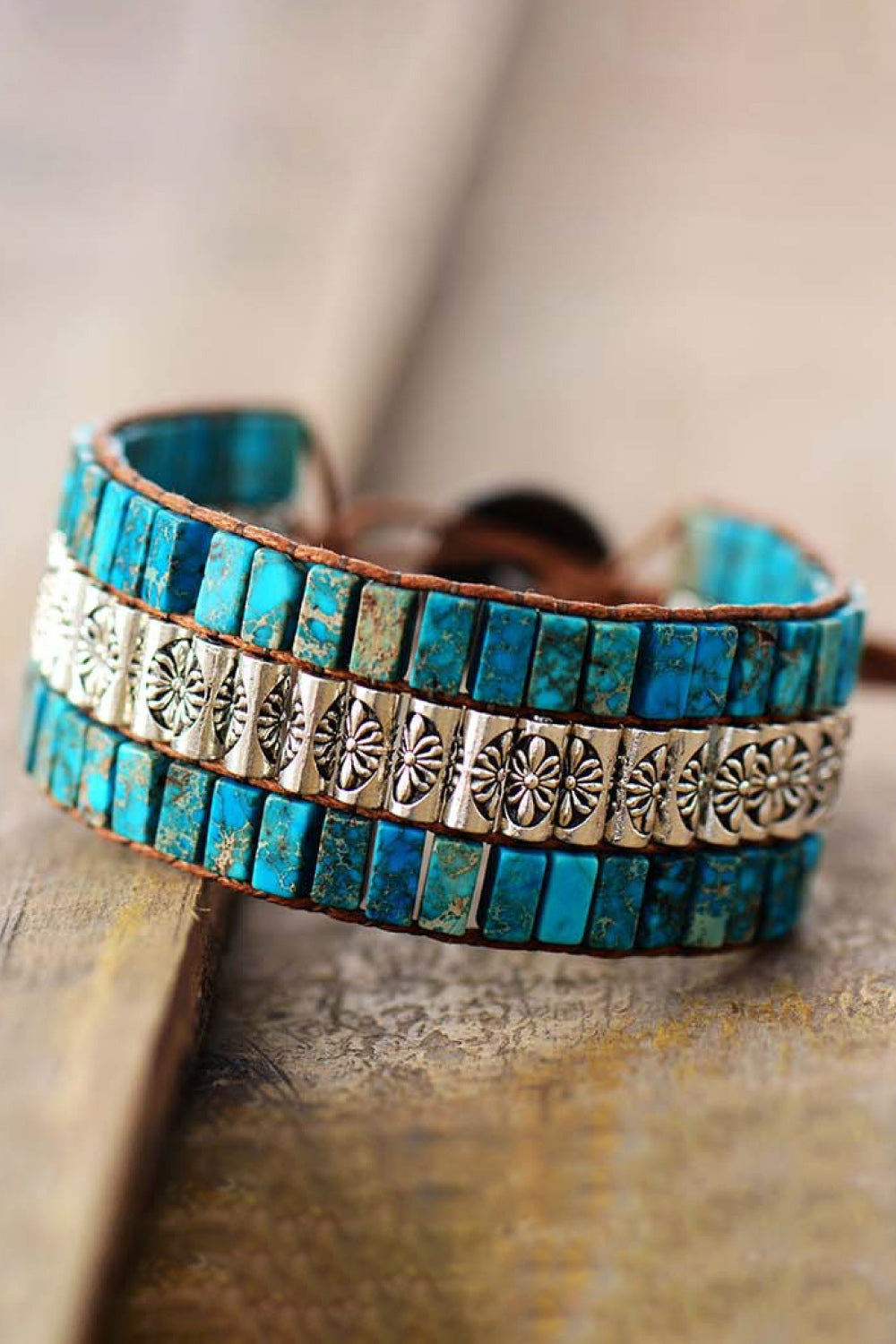 Handmade Triple Layer Natural Stone Bracelet - Women’s Jewelry - Bracelets - 2 - 2024