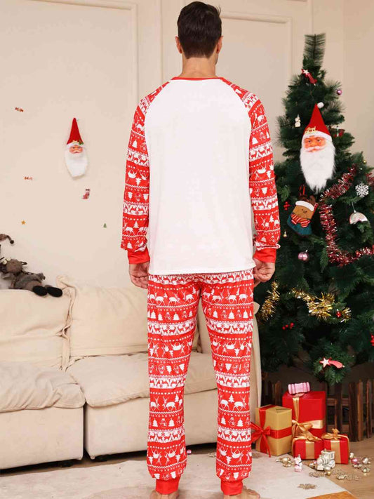 Full Size Christmas Long Sleeve Top and Pants Set - Kawaii Stop - Christmas, Christmas Set, Comfortable Loungewear, Festive Fashion, Festive Spirit, Holiday Gathering, Holiday Style, Ship From Overseas, Two-Piece Set, Z.Y@