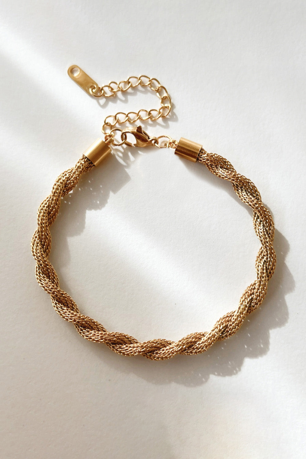 Twisted Stainless Steel Bracelet - Gold / One Size - T-Shirts - Bracelets - 1 - 2024