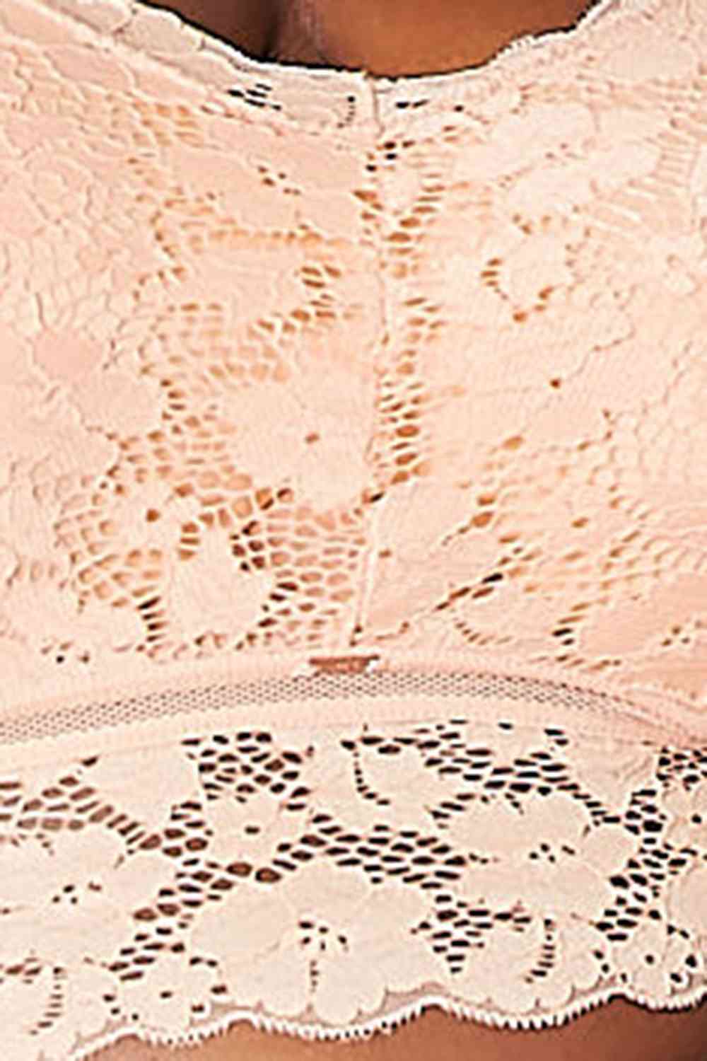 Full Size Crisscross Lace Bralette
