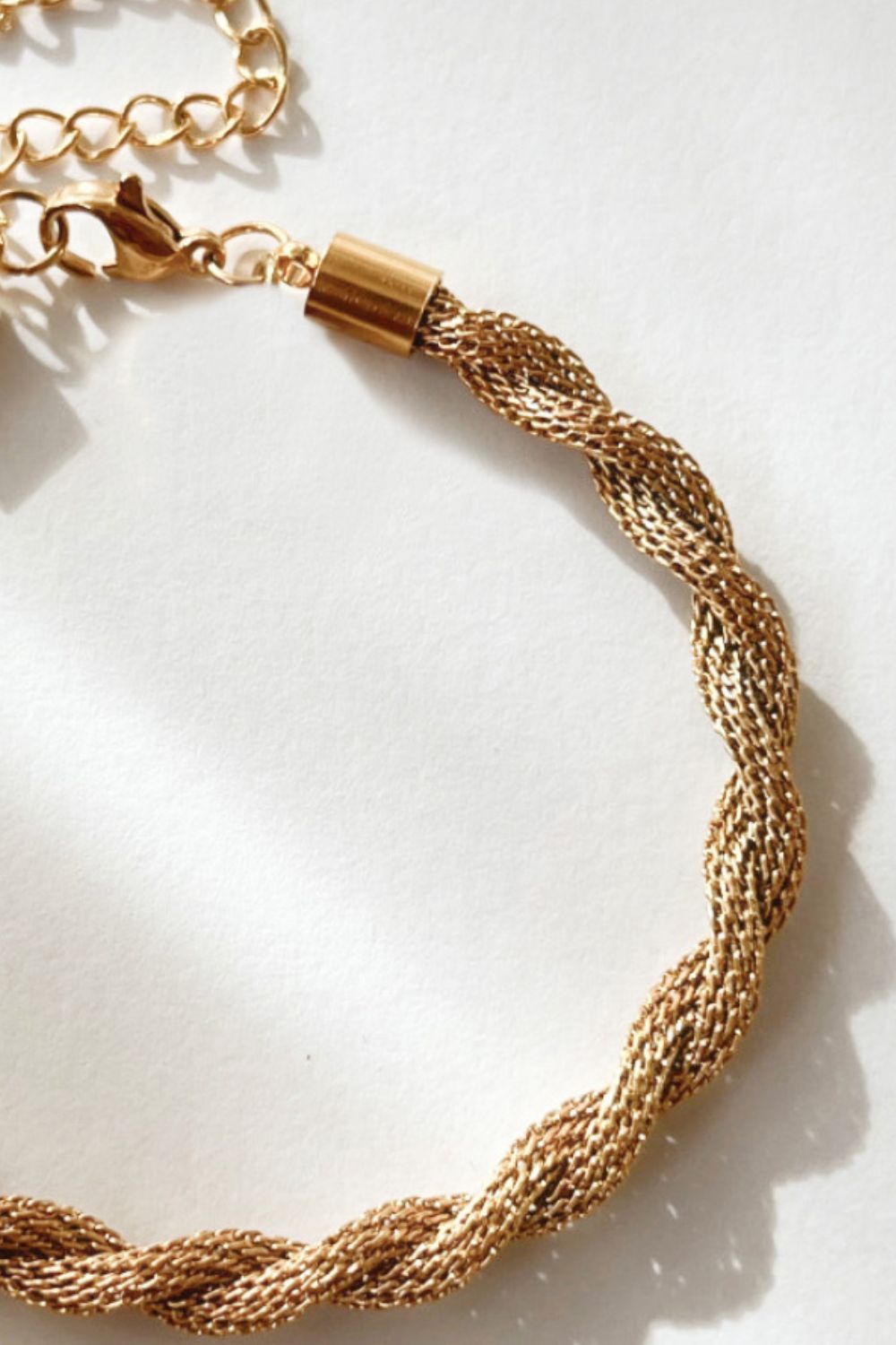 Twisted Stainless Steel Bracelet - Gold / One Size - T-Shirts - Bracelets - 3 - 2024