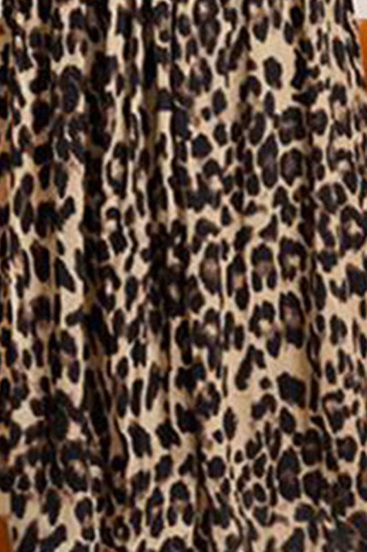 Plus Size Leopard Print Midi Skirt - Kawaii Stop - Adventurous Fashion, Casual and Chic, Comfortable Fit, Effortless Elegance, Everyday Chic, JR, Leopard Print, Midi Skirt, Plus Size Fit, Ship From Overseas, Shipping Delay 09/29/2023 - 10/01/2023, Skirt, Skirts