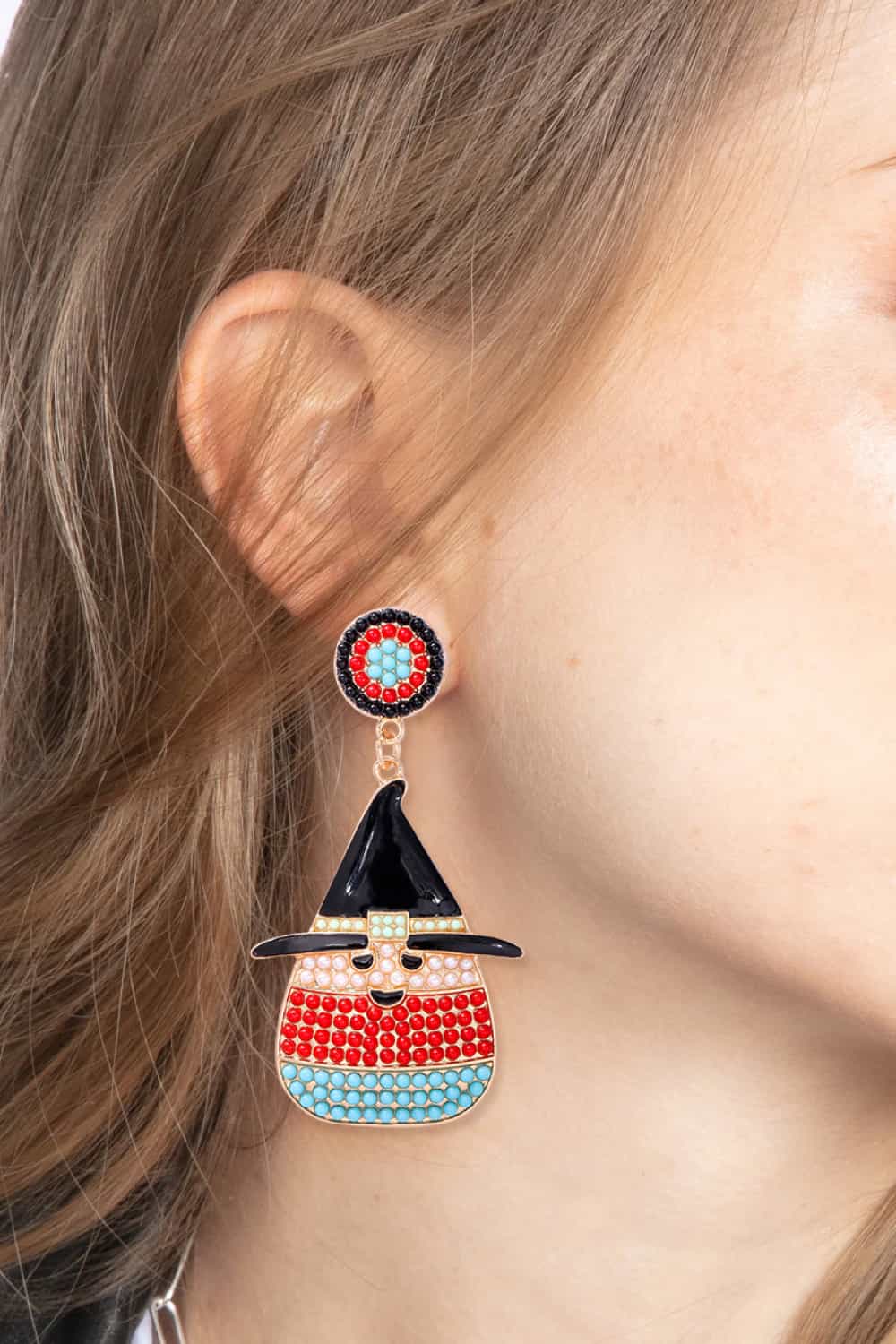 Witch’s Hat Shape Synthetic Pearl Dangle Earrings - Women’s Jewelry - Earrings - 6 - 2024